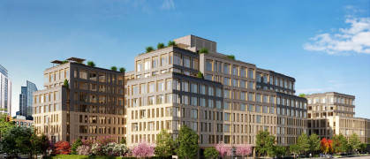 A rendering of the building at 75 Dupont Street.